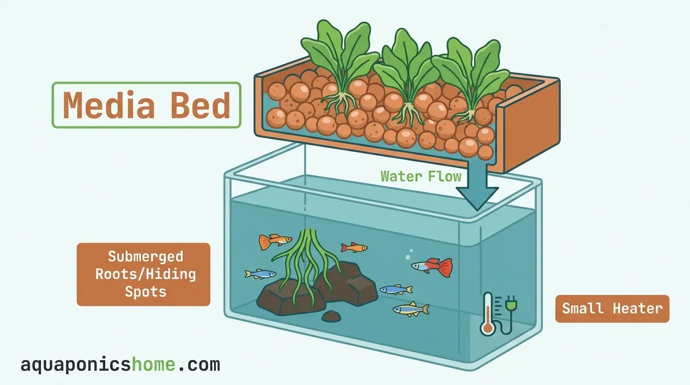 Small Fish for Aquaponics: Guppies, Minnows, Limits - AquaponicsHome